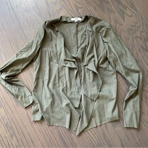 Jack by BB Dakota Green Suede Jacket - Only worn once! XS